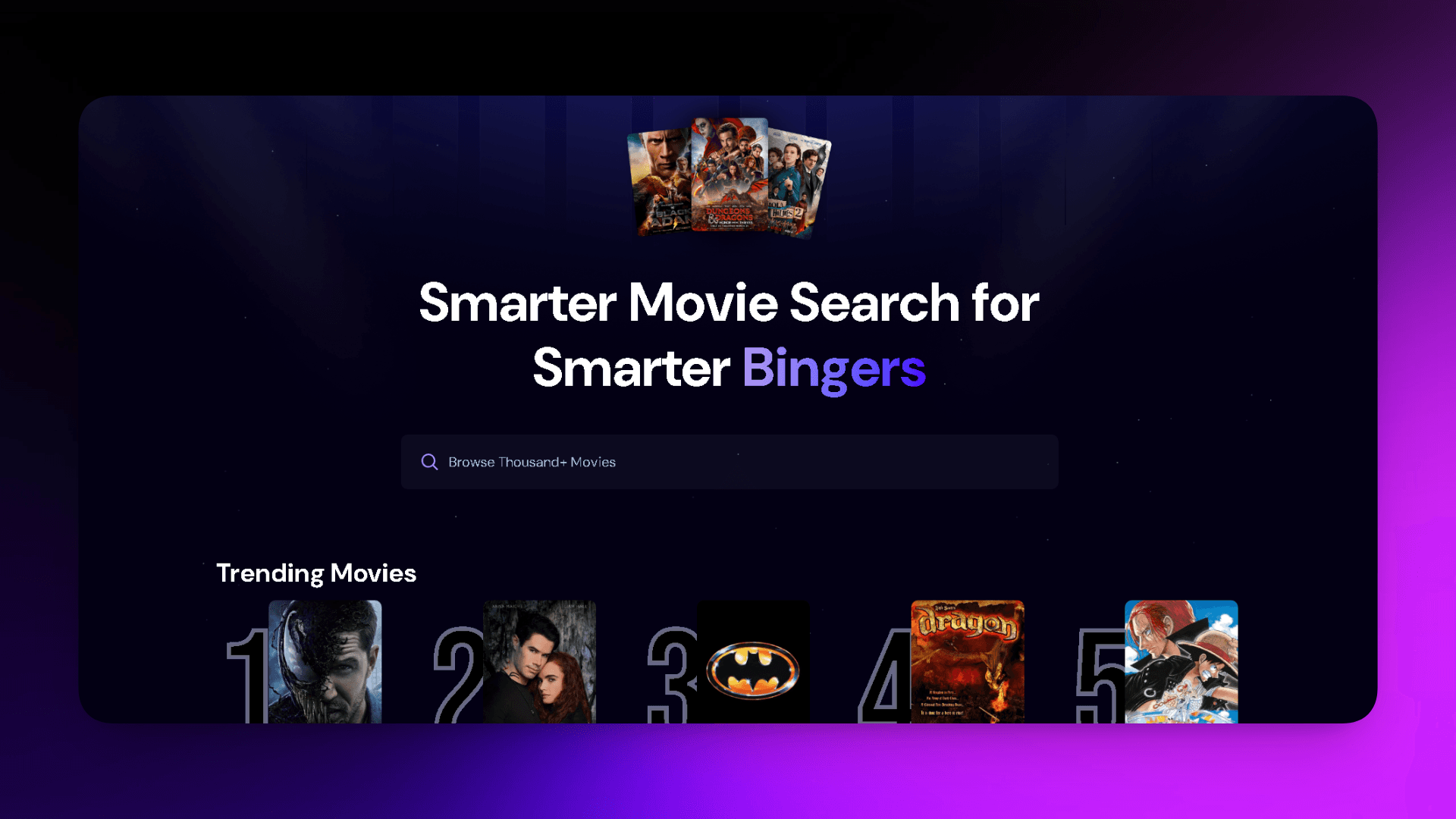Movie Application project preview